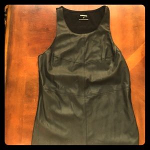 Never worn leather Express shirt